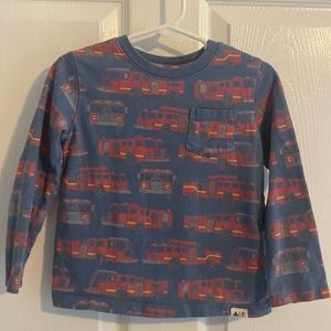 Gap fire truck long sleeve shirt